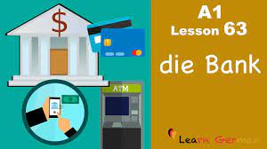 What happens to your bank account when you die? A1 Lesson 63 Die Bank The Bank Learn German For Beginners Youtube