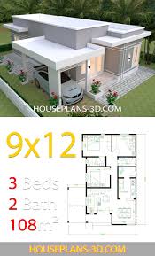 Maybe you would like to learn more about one of these? House Design Plans 9x12 With 3 Bedrooms Terrace Roof House Plans 3d