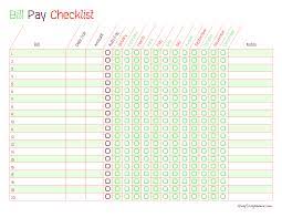 The bill organizer template is not just managing your bills but also its help to balancing your financial system. Bill Payment Checklist Templates At Allbusinesstemplates Com