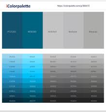 33+ Teal And Dark Gray Color Palettes & Gradient Ideas | iColorPalette
