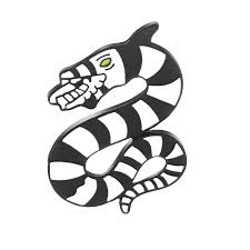 When i combined the crappy beetlejuice mask with the plastic shell, it reminded me of the beetlejuice from the snake/bannister scene from the movie. 1 Set Beetlejuice Cartoon Sandworm Lydia Deetz Reptile Animal Occult Gift Black White Snake Soft Enamel Pin Snake Brooches Pins Brooches Aliexpress