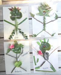 Fun Outdoor Craft Using All Sorts Of Items From Nature Good For Exploring Nature Fine Motor Sensory And For Kids Art Projects Art For Kids Preschool Crafts