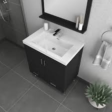 You can find smaller ones, wide 24, 30, and 36 inches (61, 76, and 91.5 cm). Shallow Depth Bathroom Vanities Home Design Outlet Center Blog