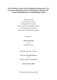 Deutsch arbeitsmaterialien bewertung lesetagebuch leseportfolio vorlage / leserolle umfassendes komp. Der Portfolio Ansatz In Der Schulerbeurteilung Der Usa Und Seine