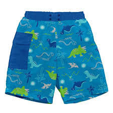 I Play Boys Pocket Trunks With Reusable Swim Diaper Free