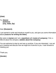 Offer To A Potential Client Template Introduction Letter Business Proposal Sample Lettering