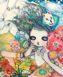 Aya Takano Ejecta Oil On Canvas Art Basel Hong Kong 2013 Art Japanese Contemporary Art Canvas Art