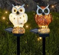 StarryMine 2 Pack Garden Solar Light Outdoor Decor, Resin ...