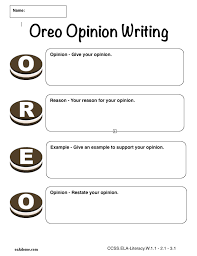 Ipad Graphic Organizer Oreo Opinion Writing K 5 Computer Lab Oreo Opinion Writing Opinion Writing Graphic Organizer Writing Lessons