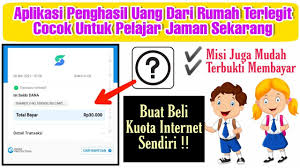 Keahlian tersebut diantaranya web design, penulisan artikel, jasa review, penerjemah, video maker, pembuatan iklan, dan masih banyak lagi. Aplikasi Penghasil Uang Cocok Untuk Pelajar Buat Beli Paket Internet Sendiri Youtube