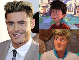 Zac Efron's cinema animated characters by zielinskijoseph
