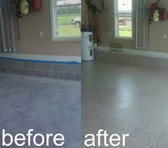 Stir drylok® very well, pour some paint in a sounds like you have a water problem under the floor. Drylock Basement Floor Waterproofing
