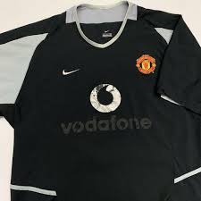The manchester united jersey is available for men, women and kids, and is made from fabrics that wick moisture away from the skin. Nike Manchester United Jersey Adult L Black Vodafone Futbol Soccer Apparel Jerseys