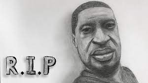 In honor of george floyd, a black man murdered by a white police officer in may, artists have been painting murals and sharing messages in what now is a from minneapolis to los angeles to syria, the public artworks are drawing attention to the horrific killing, in addition to the larger issue of police. Drawing George Floyd Rip Farbay Art Academy Blacklivesmatter Youtube