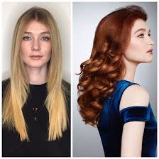 From strawberry hues to rich mahogany, let these celebrity shades inspire your next color appointment. From Blonde To Red Simple Steps For A Big Change Color Modern Salon