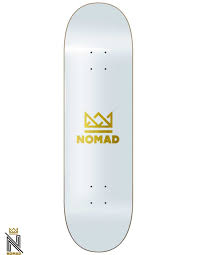Nomad Skateboards Crown Yellow 8 13 Skateboard Deck