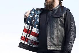 Custom Leather Motorcycle Vests