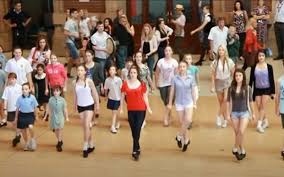 People stood in masks, two metres apart to hug and remember the. St Patrick S Day Irish Dance Flash Mob In Sydney Australia