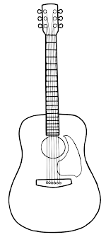 Guitar Acoustic Drawing Pictures Png Image High Quality Guitar Drawing Guitar Guitar Patterns
