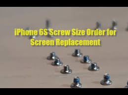 Each part is numbered, and i link directly to where you can buy it! Screw Size Diagram For Iphone 6s Screen Replacement When You Mixed Up Youtube