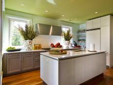 green kitchen paint colors: pictures