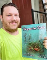 Here's illustrations from another book I've illustrated.. 'Tempest the  Turtle' Art by me 🐢