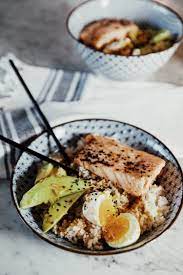 Salmon Rice Bowls Sivan Ayla