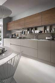 ₹ 11,000/ piece onwards get latest price. Cappuccino And Wood Coloured Units Modern And Sleek Modern Kitchen Cabinet Design Contemporary Kitchen Design Kitchen Room Design