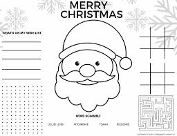 Color the most popular christmas imagery like santa claus, candy canes, ornaments, reindeer, and a this is our collection of christmas coloring pages. 2021 Cute Printable Christmas Coloring Pages Christmas Placemats