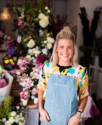 Flower Bowl Florists Geelong Vic Australia Wearing Cargo Crew Ace Apron In Swedish Blue Denim Accessories Apron Denim Apron