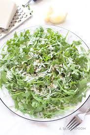 A Simple 6 Ingredient Spicy Arugula Salad Made With Peppery Arugula Shaved Pecorino Cheese Pine Clean Eating Salads Yummy Salad Recipes Healthy Salad Recipes