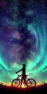 .cara membuat langit malam dengan awan menggunakan download now unduh 60 top background langit terlihat keren pusat informasi download now background warna biru langit background biru langit keren 10 187. A Cyclers World Anime Scenery Beautiful Art Animation Art