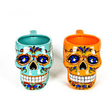 Pendant les vacances de la toussaint, cette image est omniprésente, qu'il s'agisse d'offrandes, d'artisanat en papier ou même. Acheter Mug Tete De Mort Mexicaine Tasse Tete De Mort Mexicaine