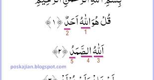 Check spelling or type a new query. Hukum Tajwid Al Quran Surat Al Ikhlas Ayat 1 4 Lengkap Latin Penjelasan Dan Artinya