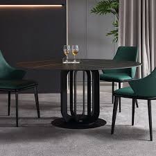 Round Stone Top 47 In 2020 Dining Table Dining Table