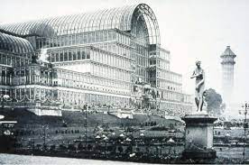 It is named after the former local landmark, the crystal palace,2 which stood in the area from 1854 to 1936. The Crystal Palace Was A Cast Iron And Plate Glass Building Originally Erected In Hyde Park London England Crystal Palace Palace London Exhibition Building