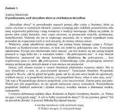Udostępnienie dyrektorom szkół raportów z wynikami próbnej matury, uzupełniony o plan powtórzeniowy dla każdej klasy. Polski Probna Matura 2015 Operon Odpowiedzi Arkusze 25 11 2014 Wroclaw Nasze Miasto