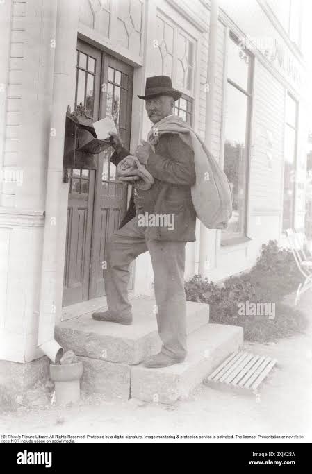 Mailman 19th century hi-res stock photography and images - Alamy