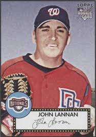 2007 Topps Rookie 1952 Edition John Lannan RC #181 Washington Nationals