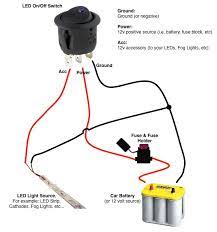 Wow, was doing a project today trying to add lights to the cupholders and had some wiring issues, the above diagram is awesome, thanks. On Off Switch Led Rocker Switch Wiring Diagrams Oznium