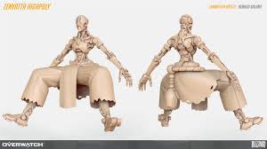 Renaud Galand 10 Zenyatta Jpg 1920 1080 Overwatch Character Modeling Character Art
