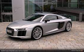 Audi R8 V10 Plus A Subtle Beauty In Florett Silver Fourtitude Com Audi Audi R8 Audi R8 V10