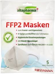 En 149 is a european standard of testing and marking requirements for filtering half masks. Rossmann Ruft Altapharma Ffp2 Maske Zuruck