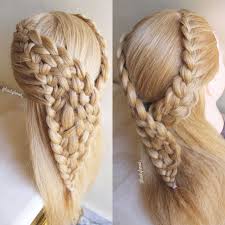 The lace braid is a variation of the french braid where you only add in hair from one side of the braid. Waterfall Woven Braid And A Lace Braid Cool Braid Hairstyles Braided Hairstyles Hair Braid Videos