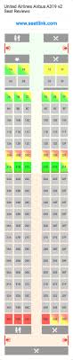 United Airlines Airbus A319 V2 319 Seat Map United Airlines Alaska Airlines Airlines