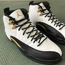 Check spelling or type a new query. Air Jordan 12 Royalty White Black Metallic Gold Release Date Sneakernews Com