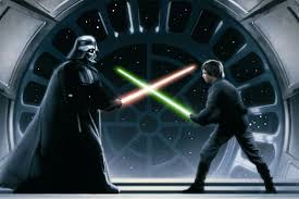 Luke Skywalker Vs Darth Vader Star Wars Pictures Star Wars Light Saber Star Wars Poster