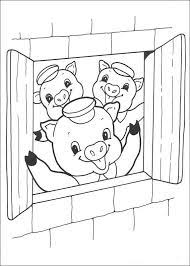 Coloring Page Three Little Pigs Three Little Pigs Three Little Pigs Cool Coloring Pages Little Pigs