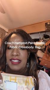 Coach Hampton Graffiti Crossbody Bag for Sale