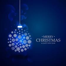 Download Elegant Blue Background With A Christmas Ball And Snowflakes For Free Christmas Wishes Pictures Christmas Facebook Cover Christmas Vectors